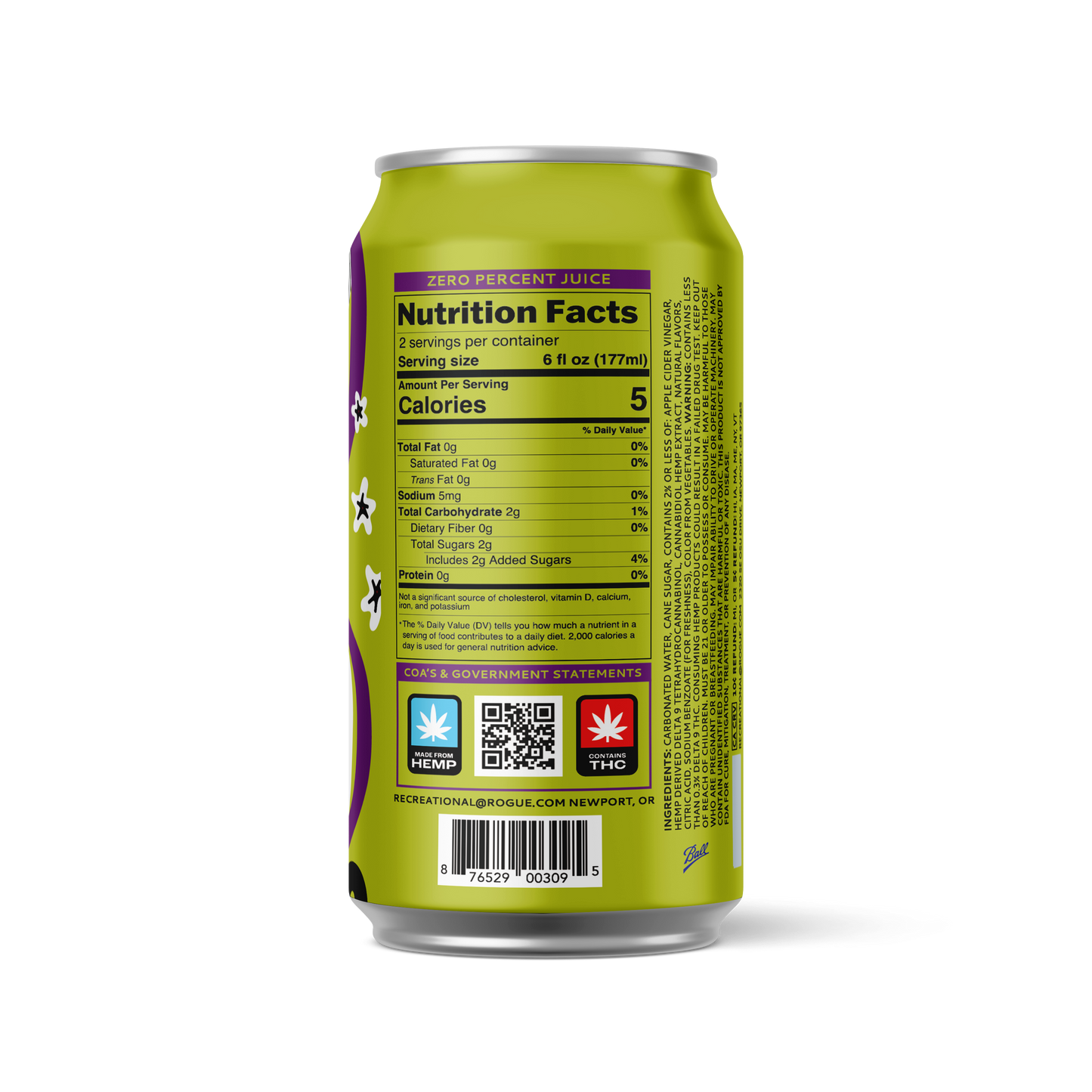 Blackberry Cucumber 10mg THC Seltzer