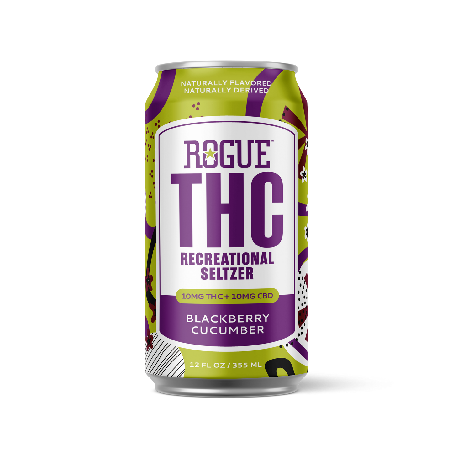 Blackberry Cucumber 10mg THC Seltzer